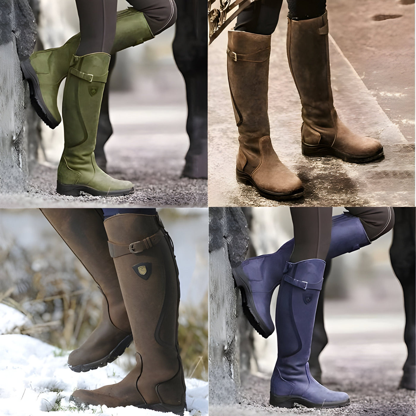 Caleb | Stylish High Rider Leather Boots