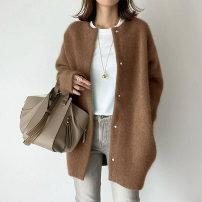 Elien | Loose-Fit Button-Up Cardigan