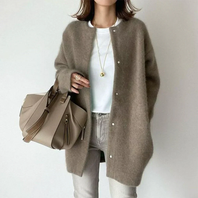 Elien | Loose-Fit Button-Up Cardigan