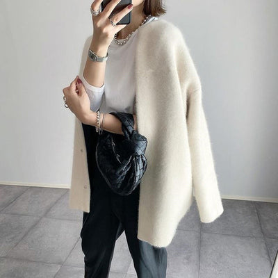 Elien | Loose-Fit Button-Up Cardigan