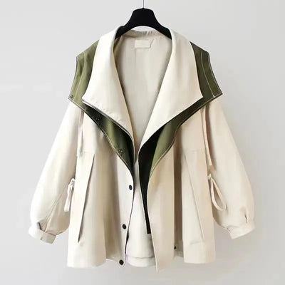Sandra | Stylish Color-Block Zip-Up Jacket