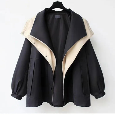 Sandra | Stylish Color-Block Zip-Up Jacket