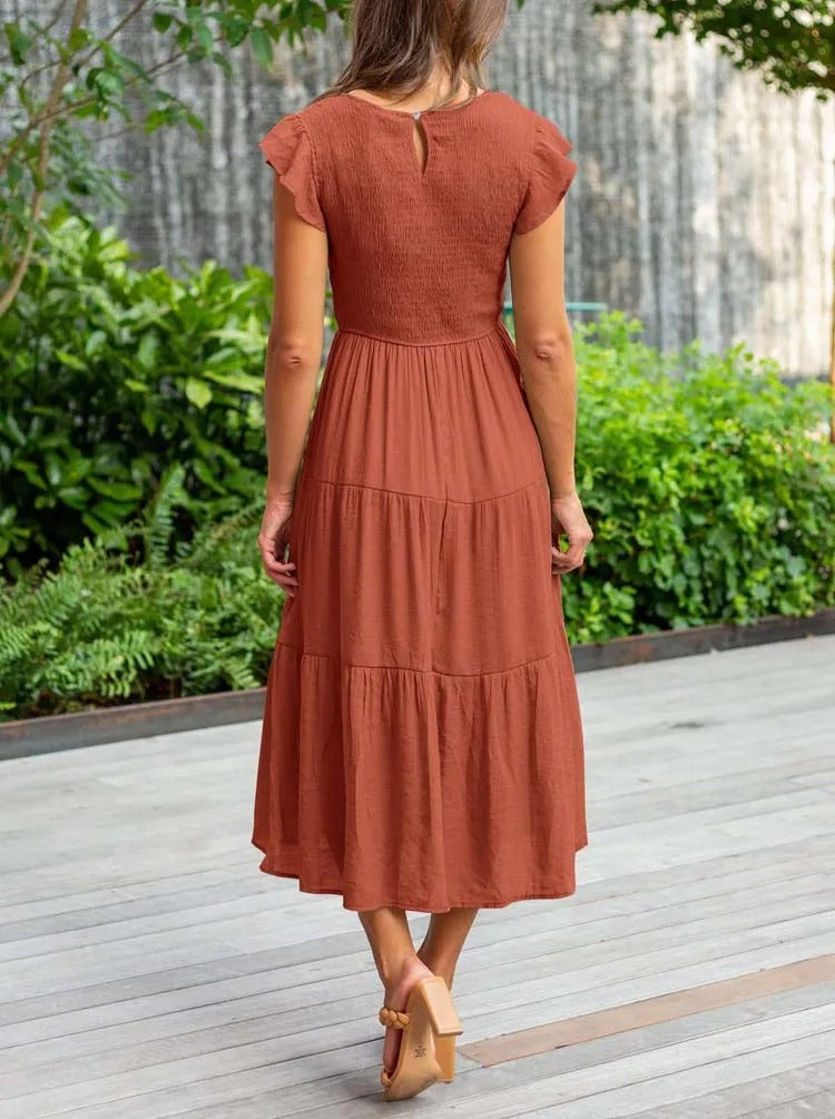 Isla | Stylish Casual Tiered Dress