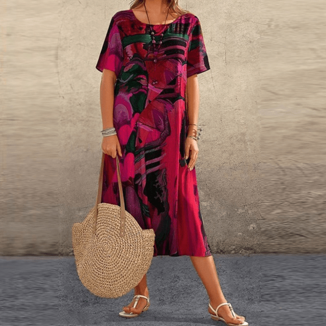 Elizabeth Comfortable floral dress