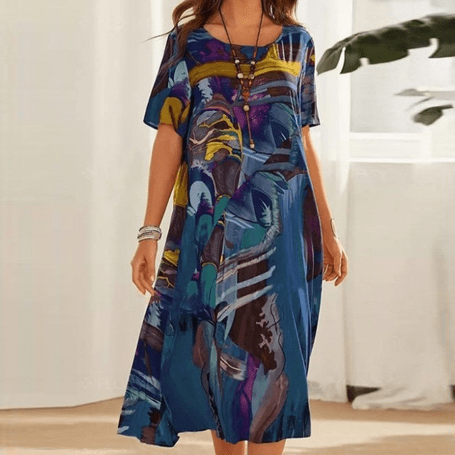 Elizabeth Comfortable floral dress