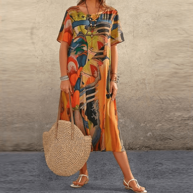 Elizabeth Comfortable floral dress
