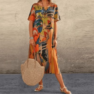 Elizabeth Comfortable floral dress
