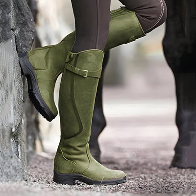 Caleb | Stylish High Rider Leather Boots